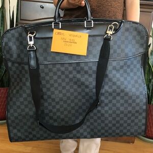 Damier Graphite Canvas Garment Cover.